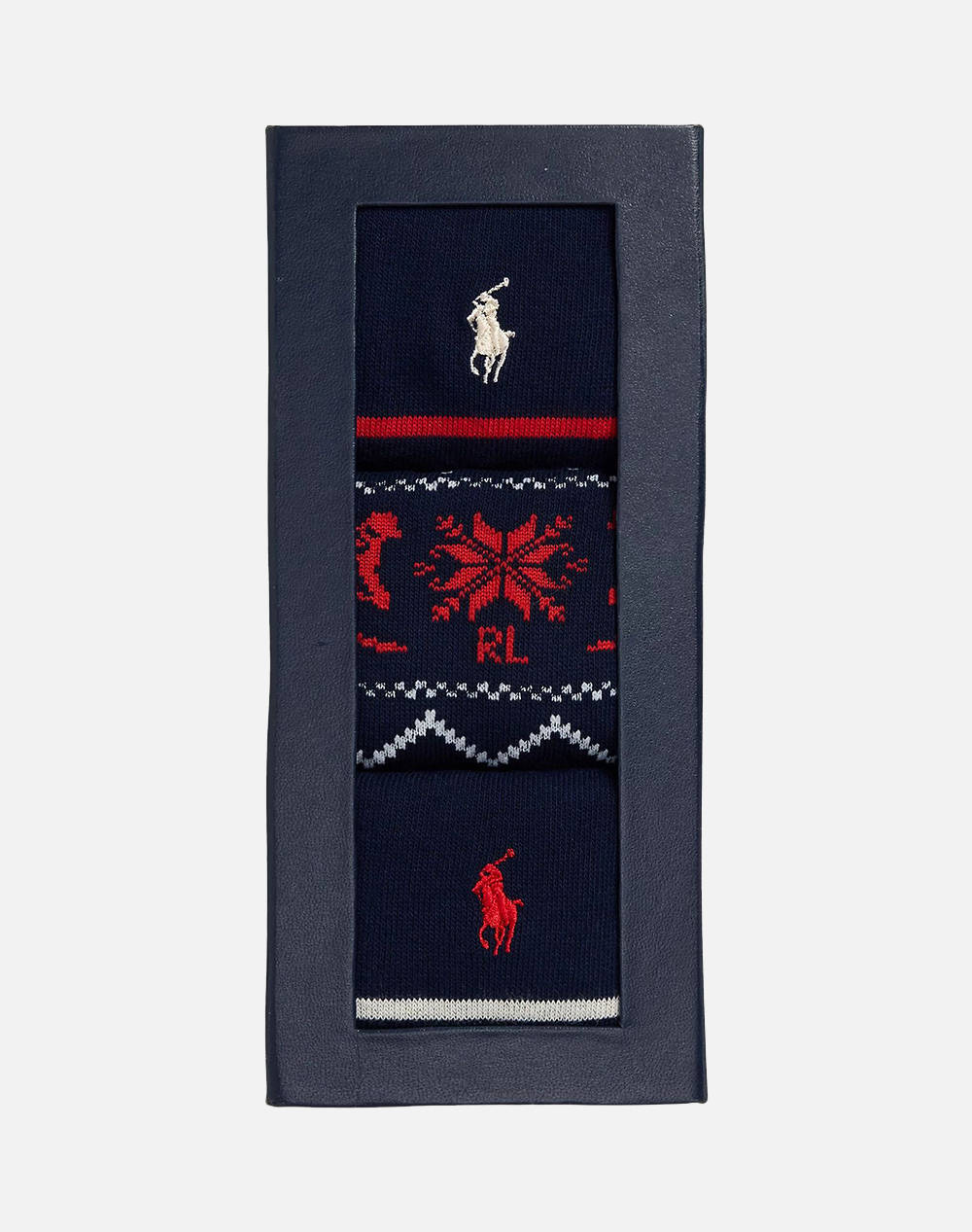 RALPH LAUREN DOWNHILL SKR-CREW SOCK-GIFT BOX