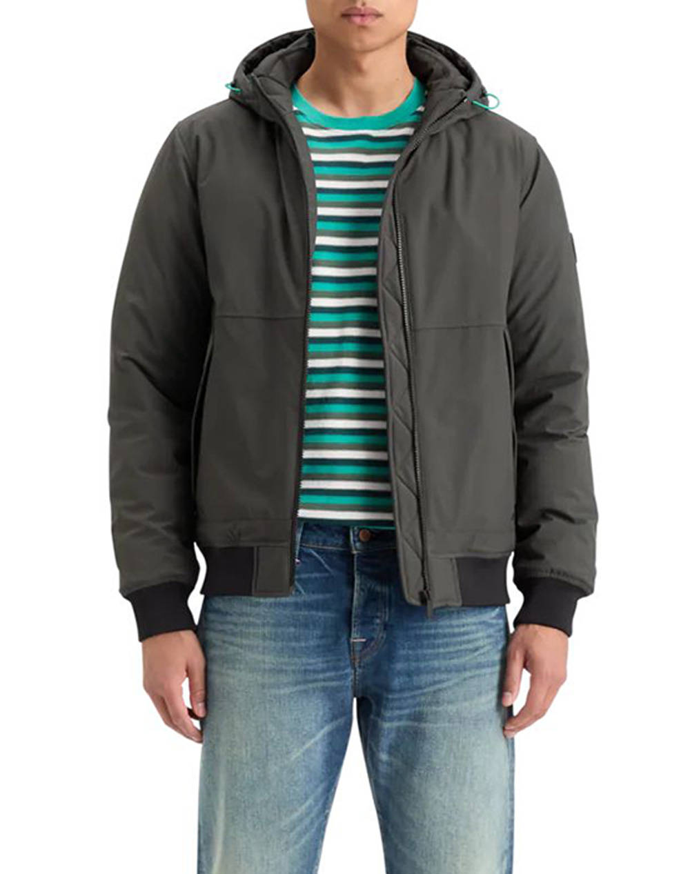 SCOTCH&SODA CLASSIC STRETCH HOODED SOFTSHELL