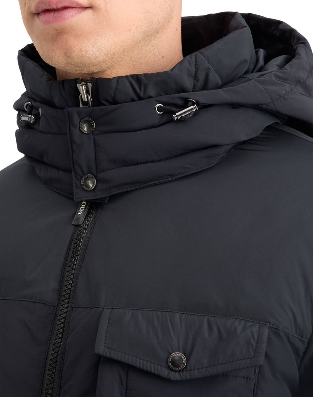 SCOTCH&SODA HOODED PUFFER JACKET