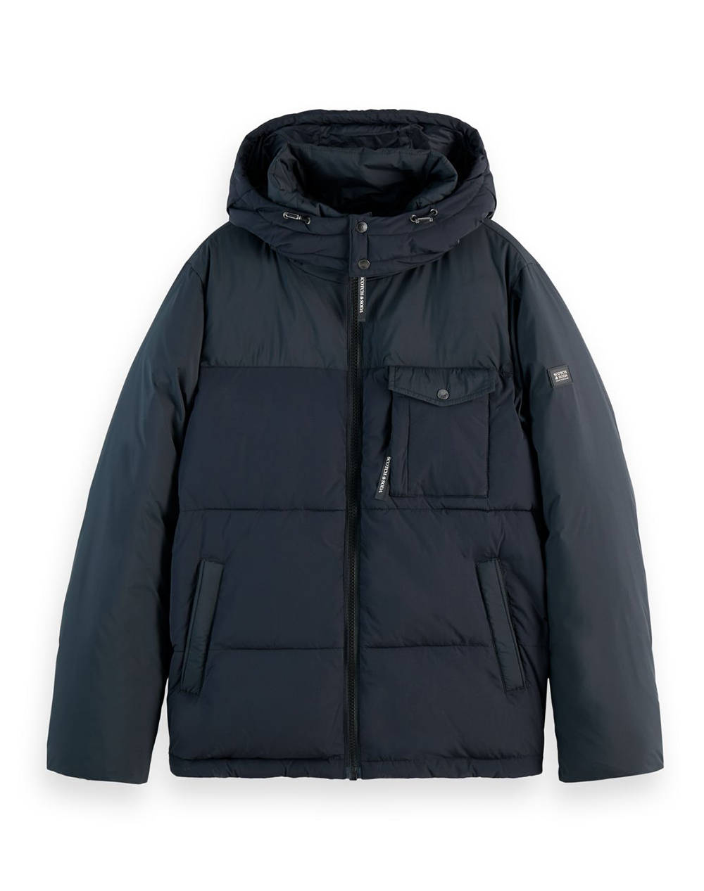 SCOTCH&SODA HOODED PUFFER JACKET