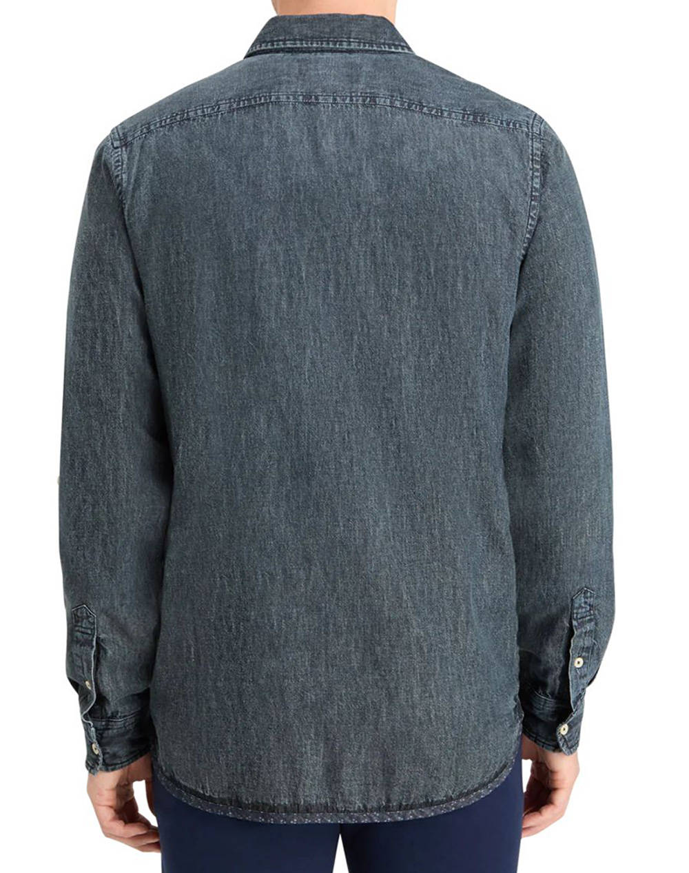 SCOTCH&SODA WASHED BLACK DENIM SHIRT