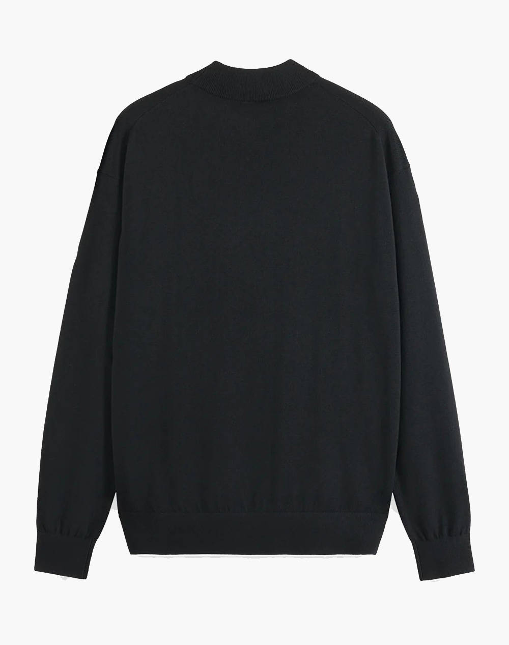 SCOTCH&SODA CORE - DROPPED SHOULDER MOCK NECK PULLOVER