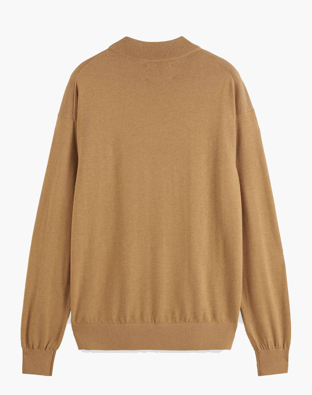 SCOTCH&SODA CORE - DROPPED SHOULDER MOCK NECK PULLOVER