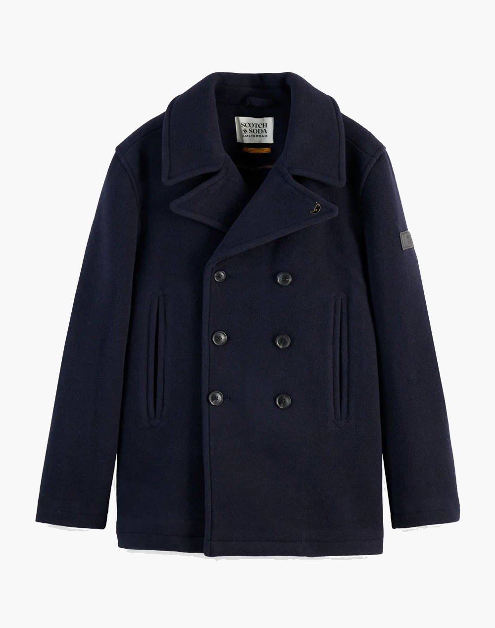 SCOTCH&SODA WOOL BLEND PEACOAT