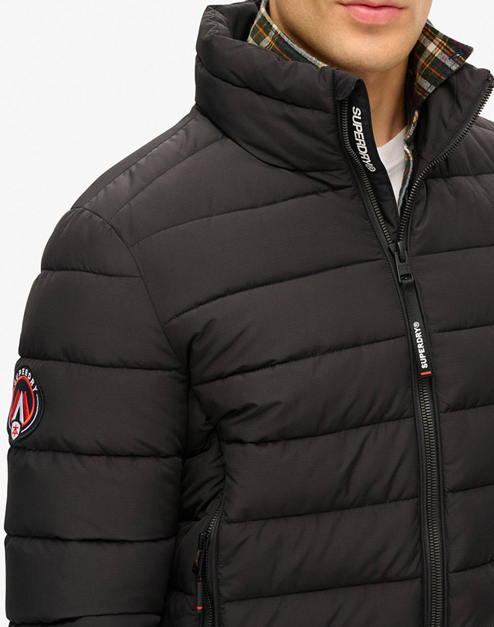 SUPERDRY D3 SDCD FUJI EMB PADDED JACKET GEACA DE BARBATI