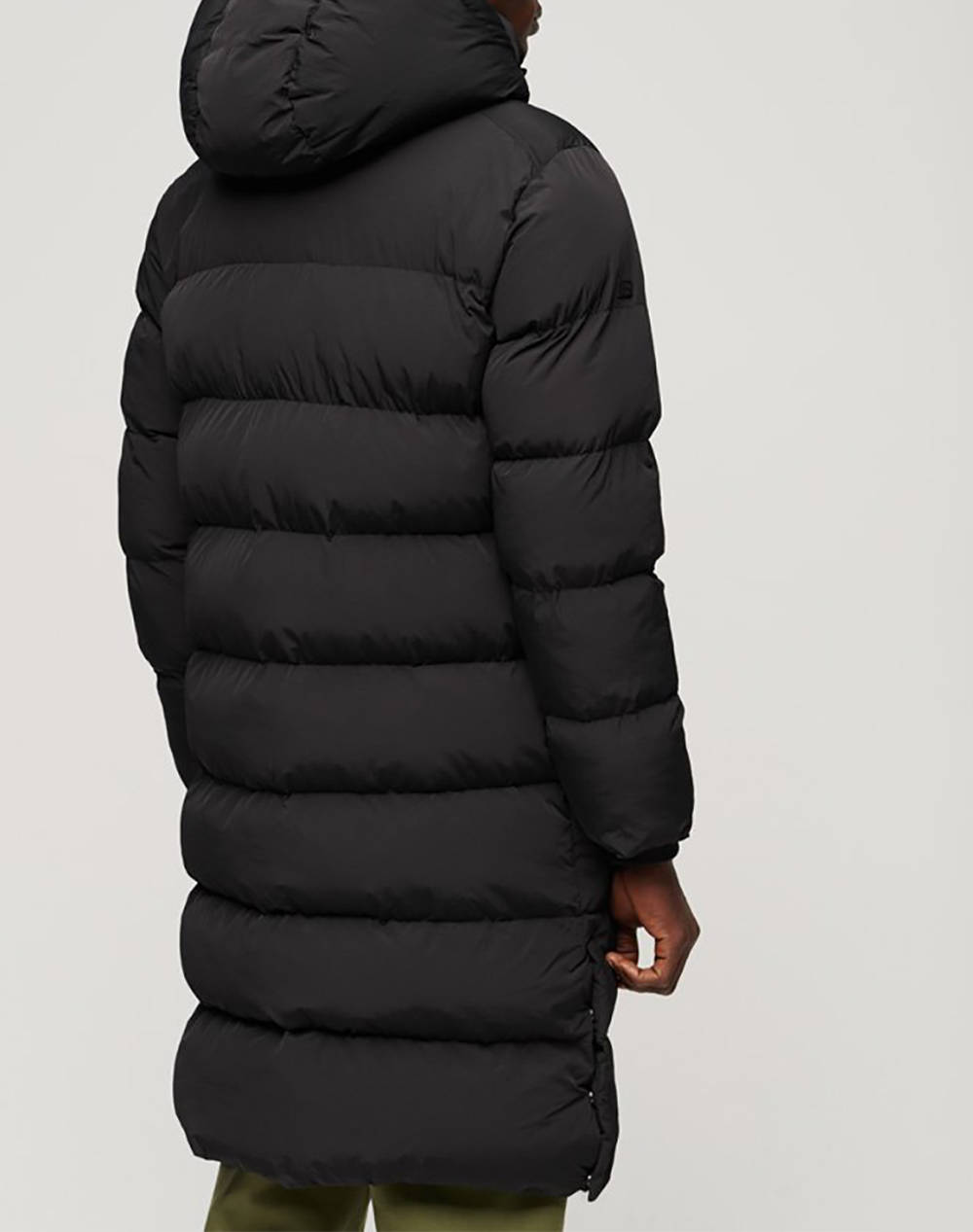 SUPERDRY D2 MRCH HOODED LONGLINE PUFFER JACKET GEACA DE BARBATI