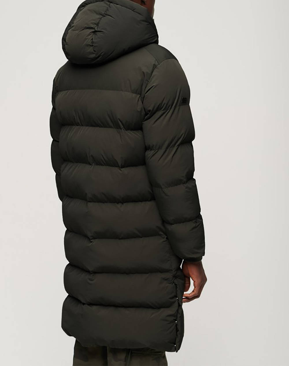 SUPERDRY D2 MRCH HOODED LONGLINE PUFFER JACKET GEACA DE BARBATI