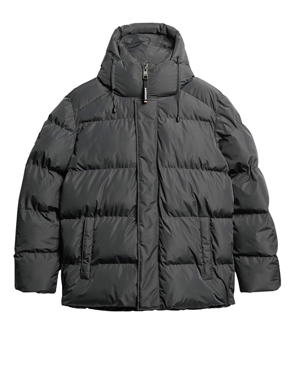 SUPERDRY D2 SDCD HOODED 5 BAFFLE SPORTS PUFFER GEACA DE BARBATI