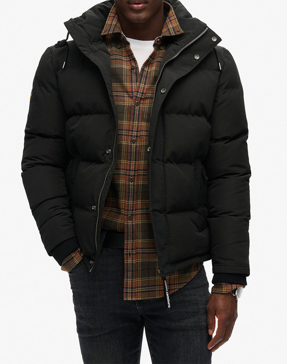 SUPERDRY D3 OVIN EVEREST SHORT HOODED PUFFER GEACA DE BARBATI