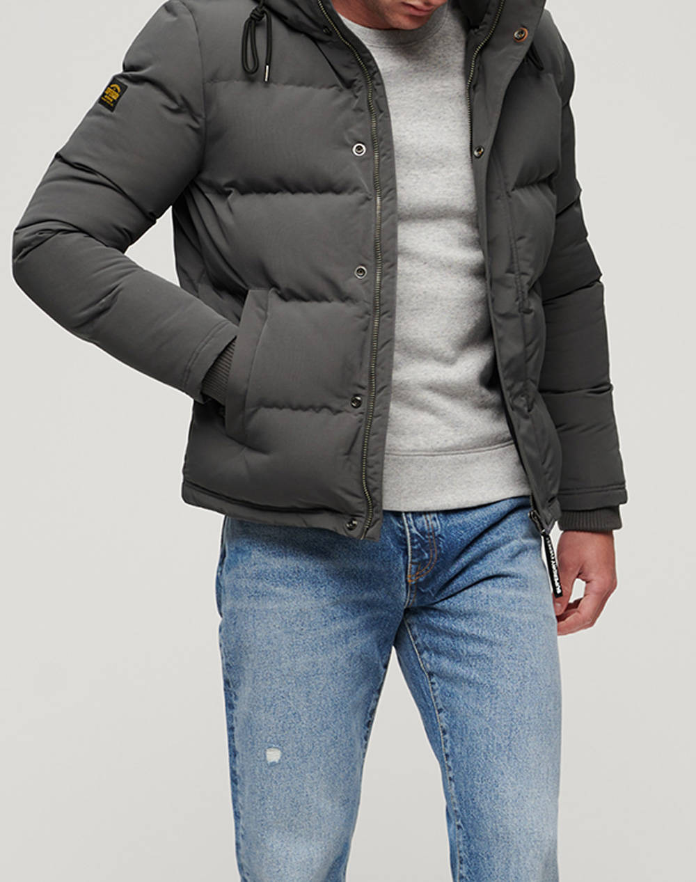 SUPERDRY D3 OVIN EVEREST SHORT HOODED PUFFER GEACA DE BARBATI