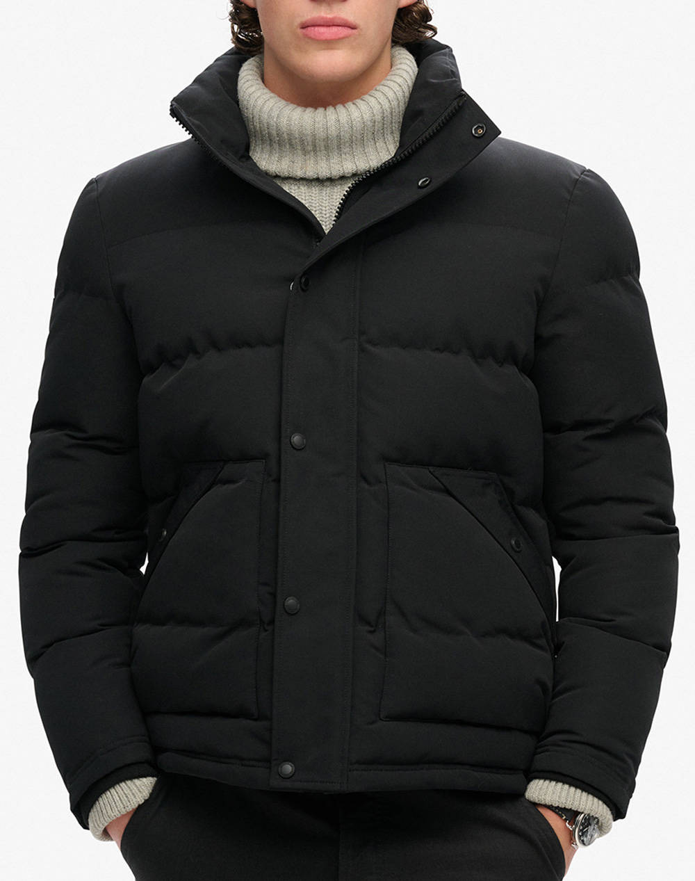 SUPERDRY D3 OVIN EVEREST SHORT PUFFER JACKET GEACA DE BARBATI