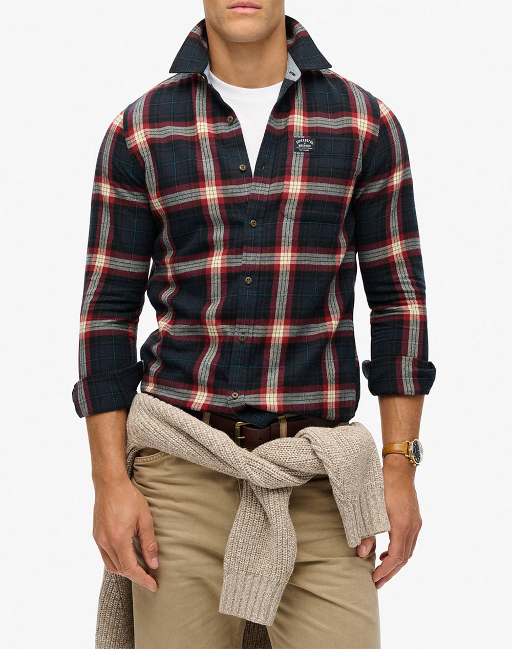 SUPERDRY D2 OVIN L/S COTTON LUMBERJACK SHIRT CAMASA DE BARBATI