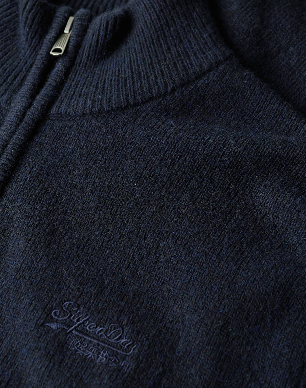 SUPERDRY D2 OVIN ESSENTIAL EMB KNIT HALF ZIP TRICOTAT DE BARBATI