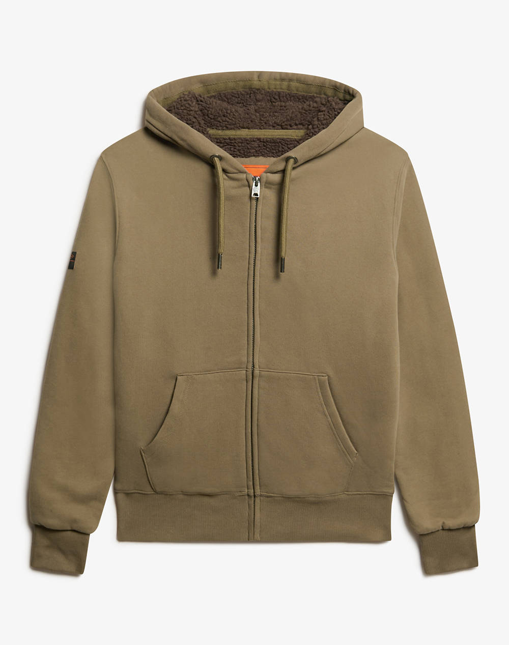 SUPERDRY D2 OVIN BORG LINED ZIPHOOD HANORAC DE BARBATI