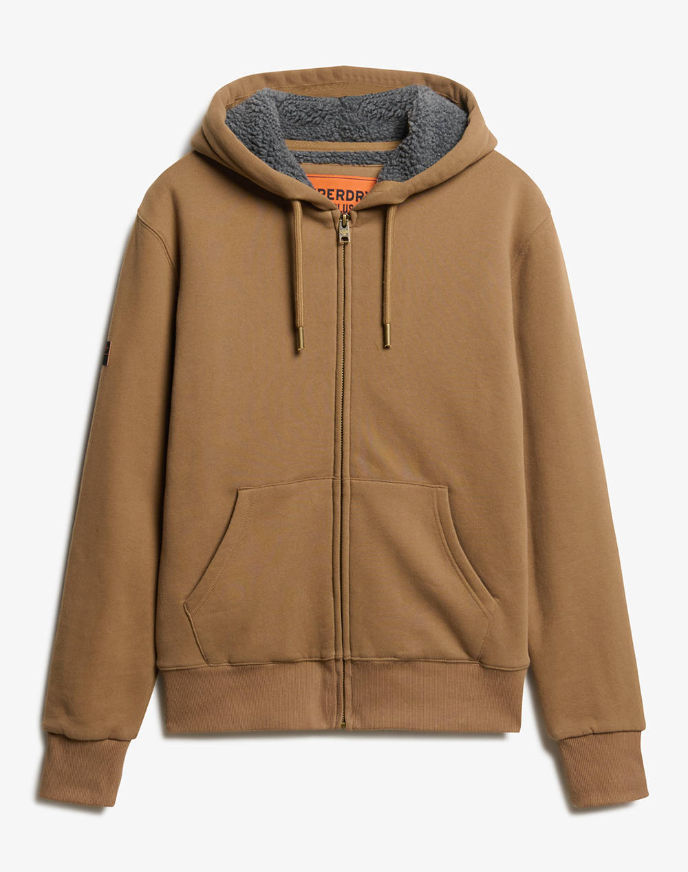 SUPERDRY D2 OVIN BORG LINED ZIPHOOD HANORAC DE BARBATI