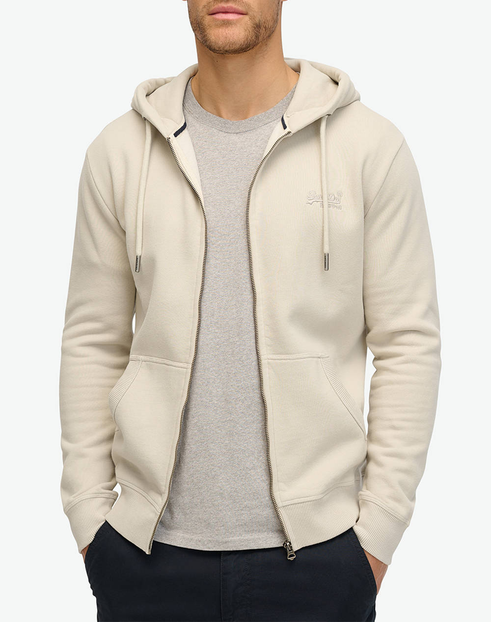 SUPERDRY ESSENTIAL LOGO ZIP HOODIE HANORAC DE BARBATI