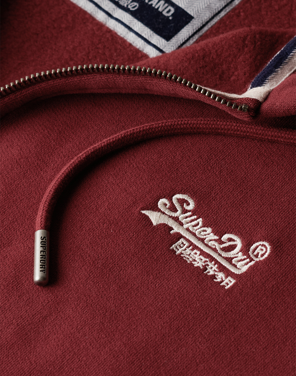 SUPERDRY D2 OVIN ESSENTIAL LOGO ZIP HOODIE HANORAC DE BARBATI