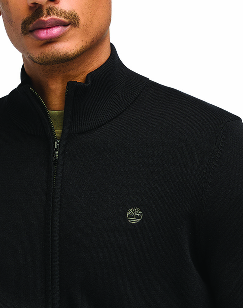 TIMBERLAND Cotton YD Full Zip Sweater