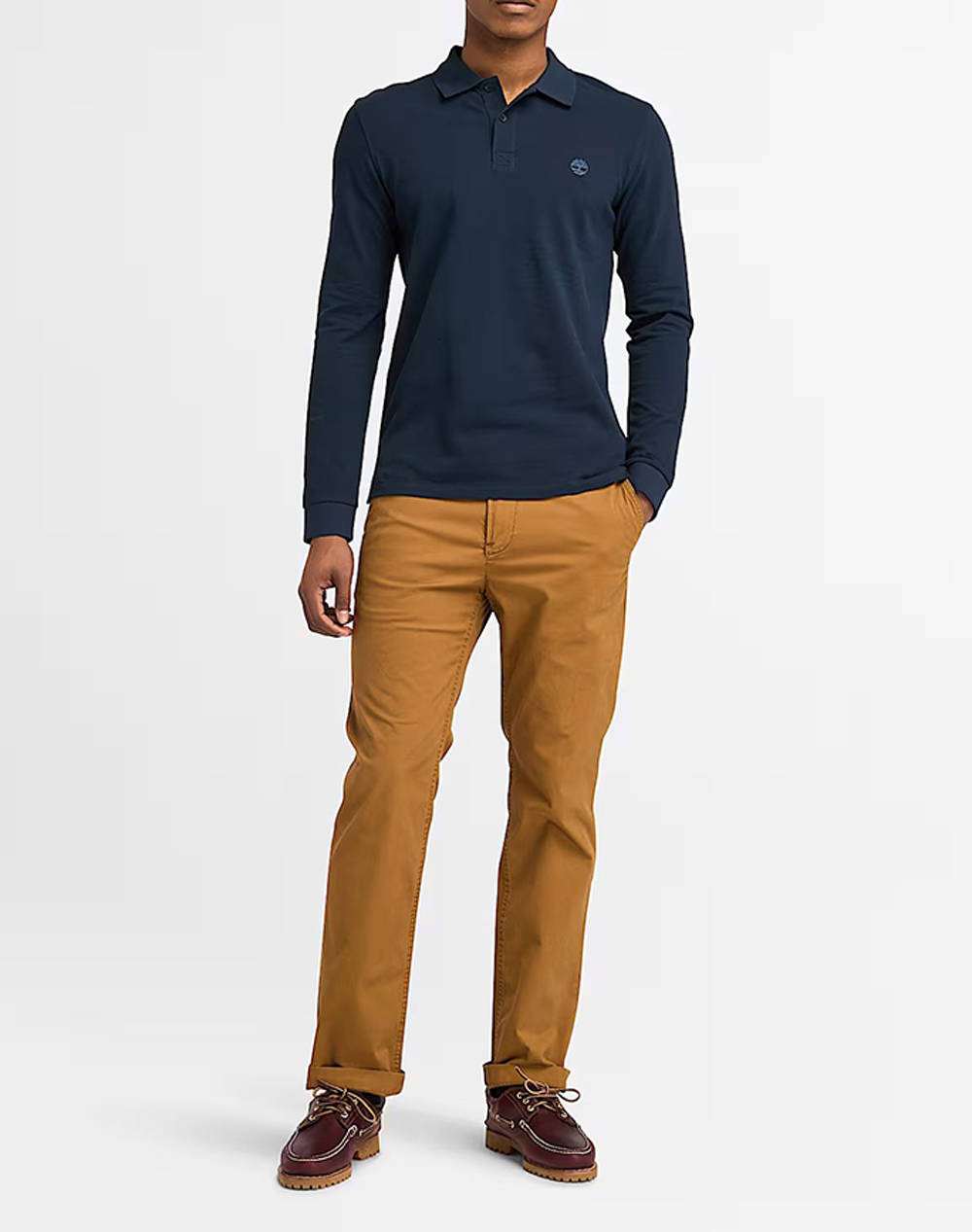 TIMBERLAND LS Millers River Pique Polo