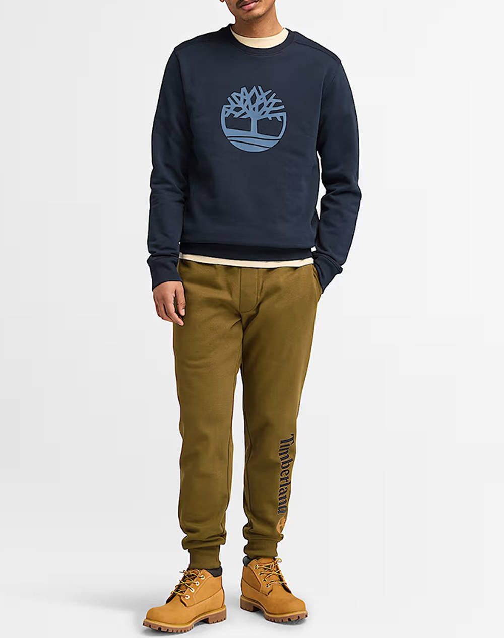 TIMBERLAND Tree Logo Crew Neck Sweatshirt