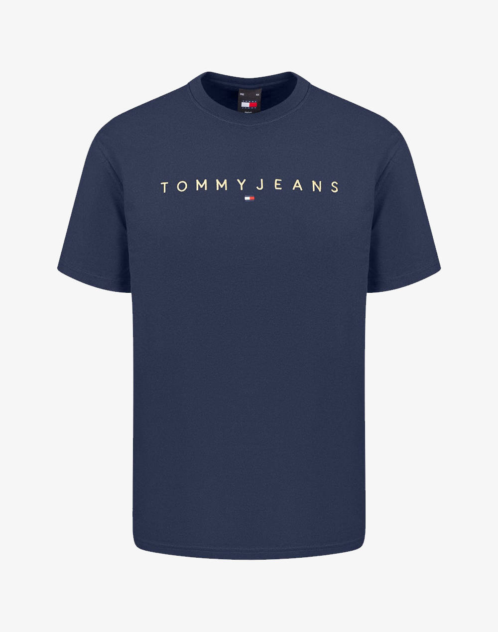 TOMMY JEANS TJM REG GOLD LINEAR LOGO TEE EXT