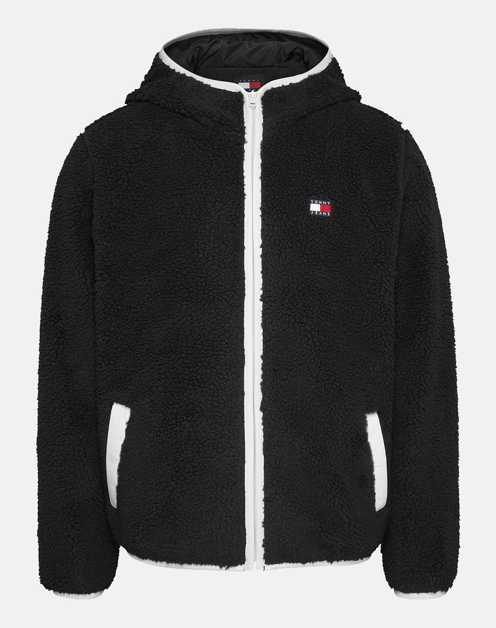 TOMMY JEANS TJM REG BADGE TEDDY ZIP TRU EXT