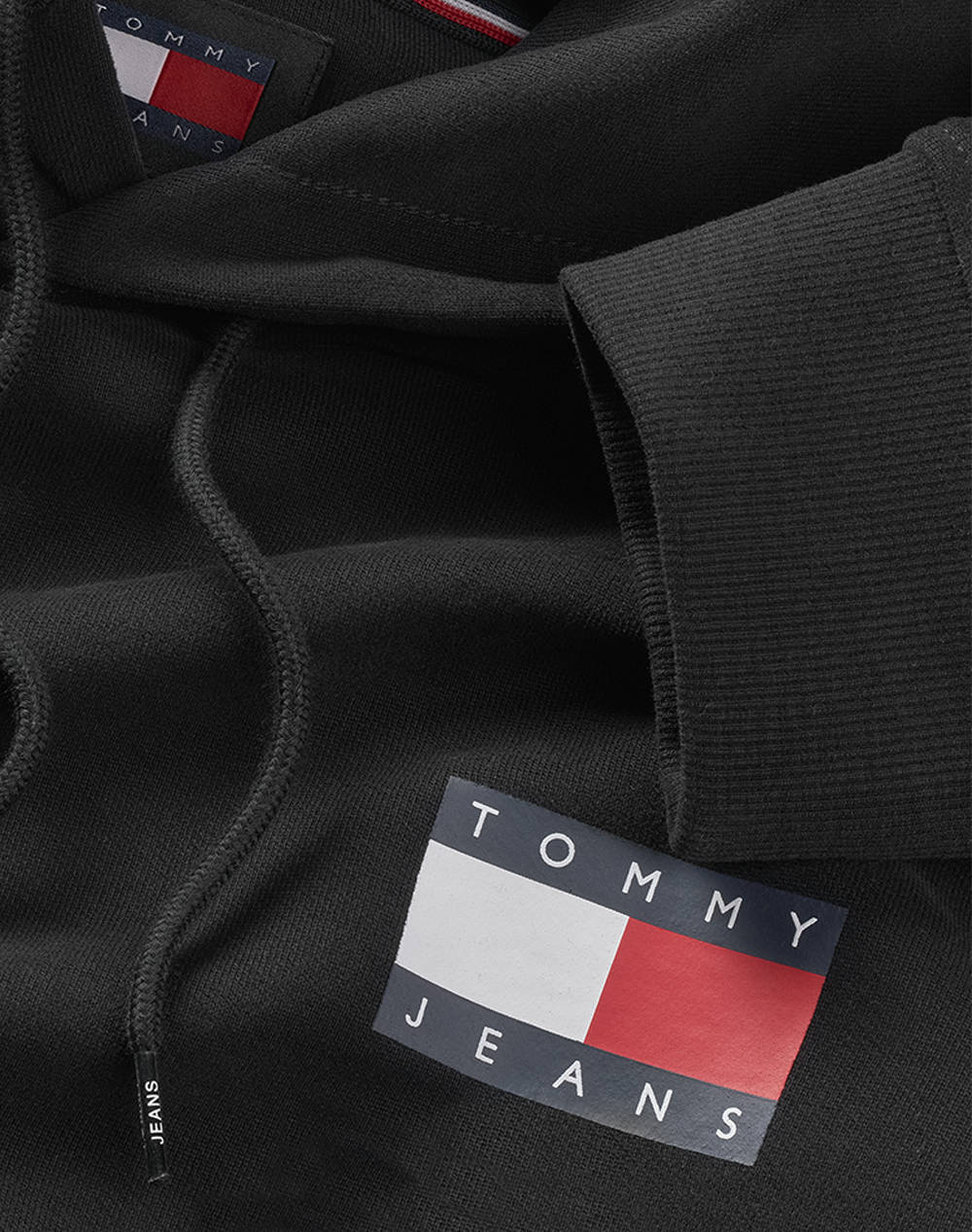 TOMMY JEANS TJM REG ESSENTIAL FLAG HOOD EXT