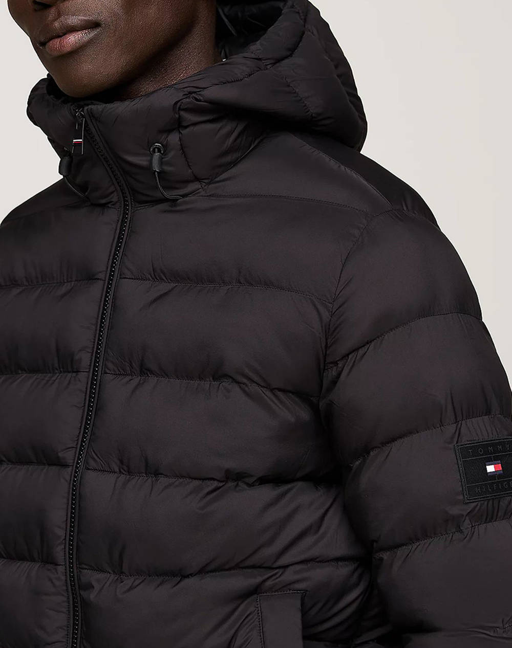 TOMMY HILFIGER MID WEIGHT HOODED JACKET