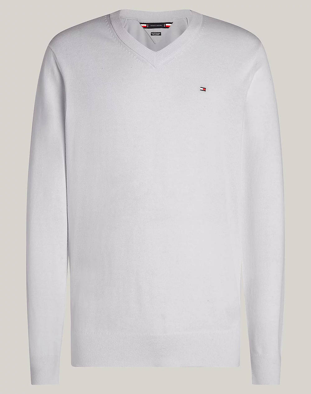 TOMMY HILFIGER PIMA ORG CTN CASHMERE V NECK