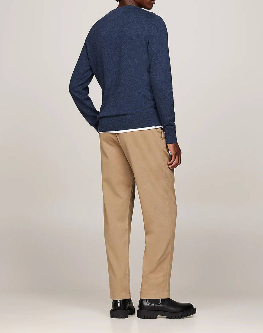 TOMMY HILFIGER PIMA ORG CTN CASHMERE CREW NECK