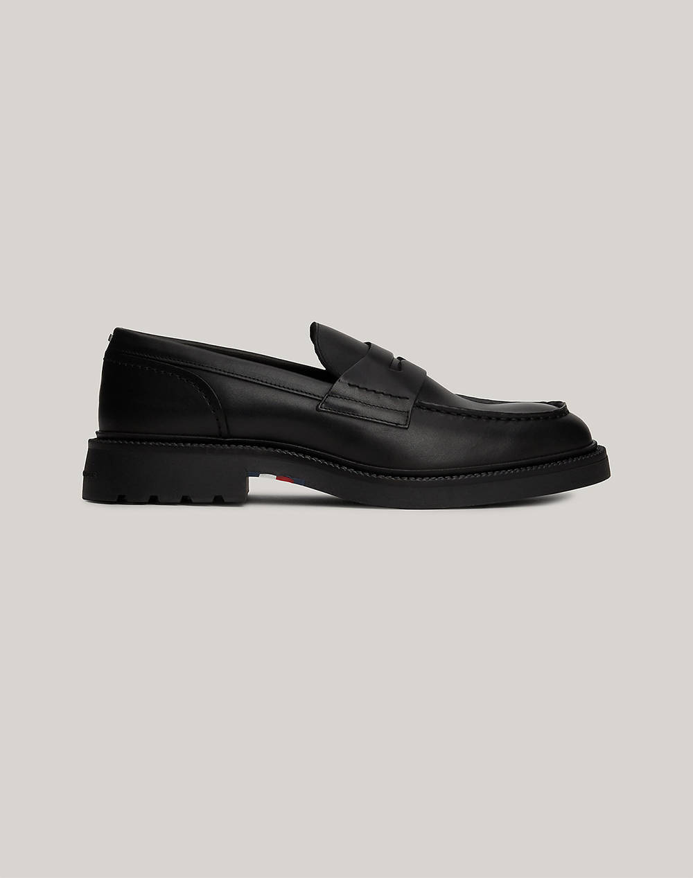 TOMMY HILFIGER LIGHT HILFIGER LEATHER LOAFER