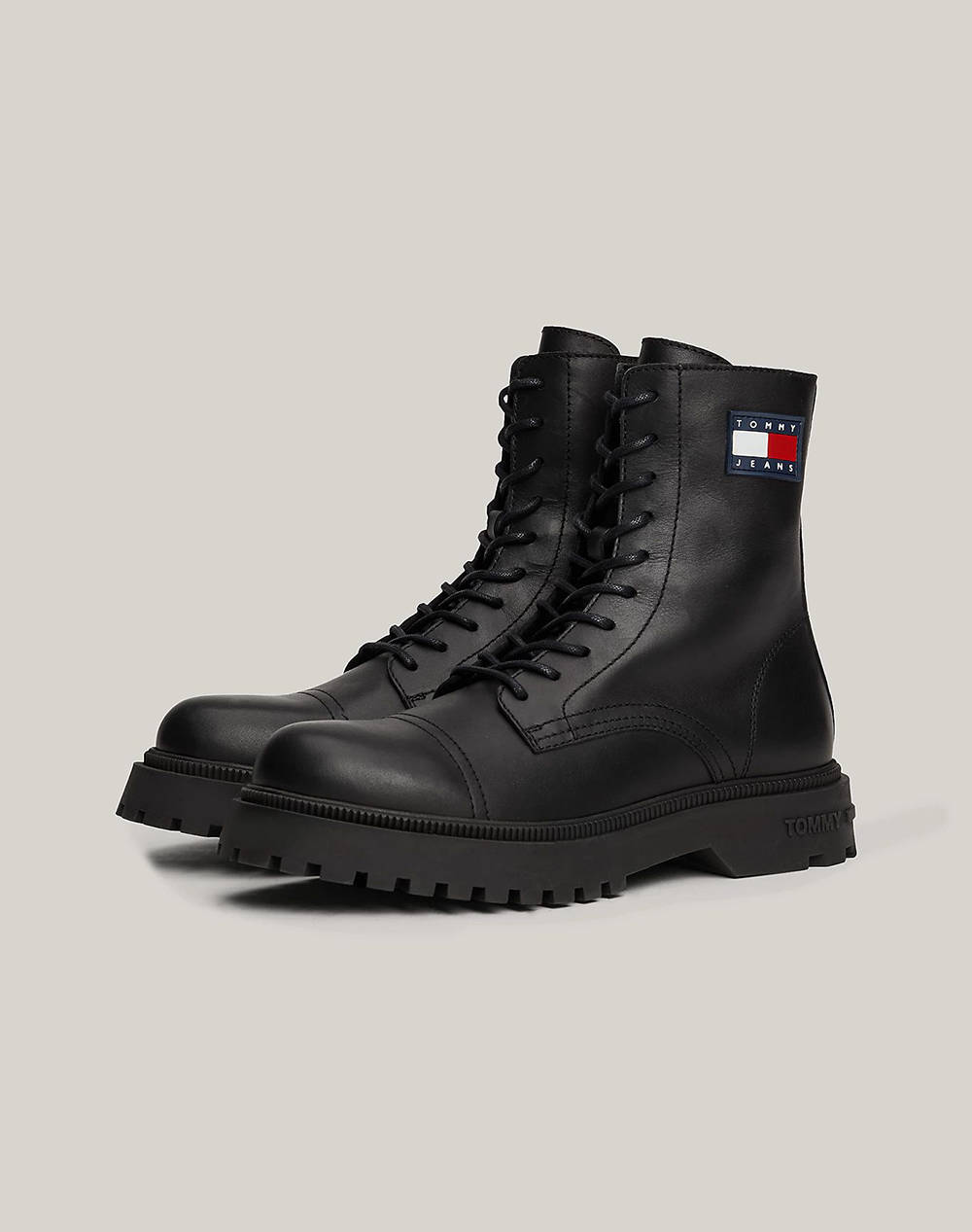 TOMMY HILFIGER TJM LACE UP MID BOOT SMOOTH