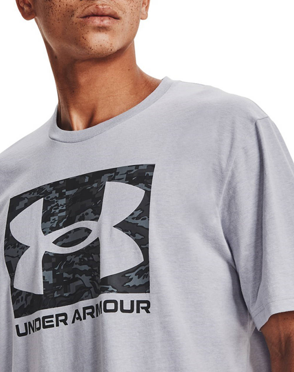 UNDER ARMOUR UA ABC CAMO BOXED LOGO SS