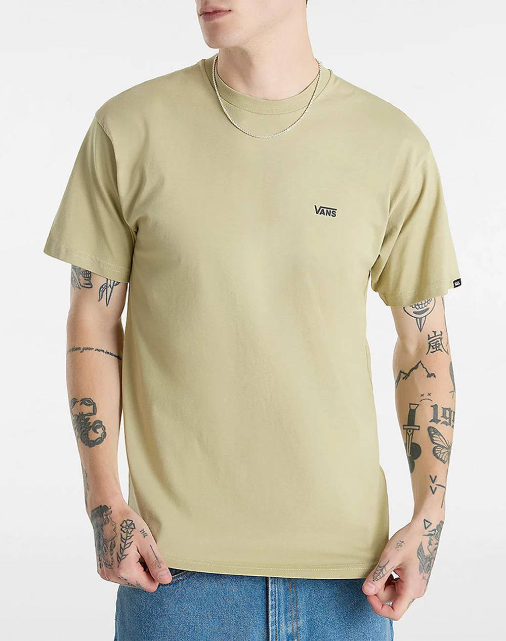 VANS LEFT CHEST LOGO TEE