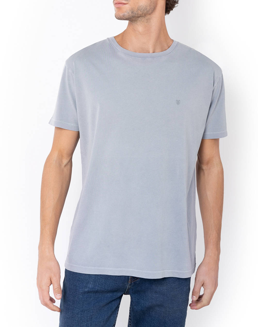 THE BOSTONIANS BLUZA T-SHIRT DELAVE REGULAR FIT