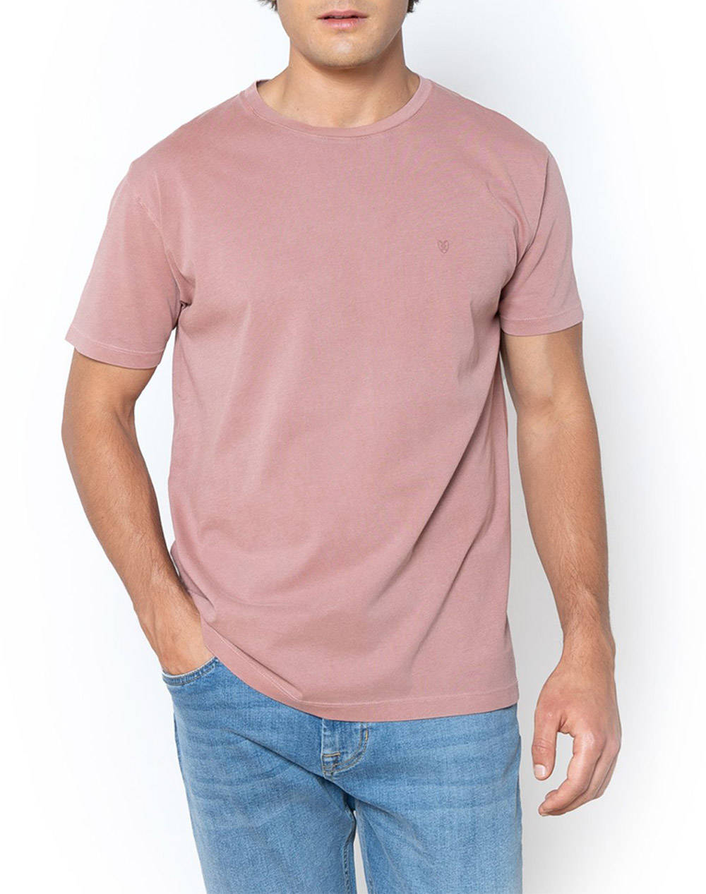 THE BOSTONIANS BLUZA T-SHIRT DELAVE REGULAR FIT