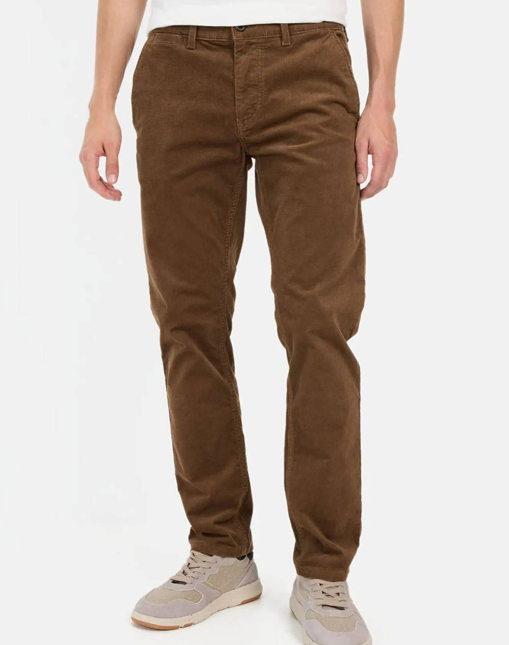 CAMEL Pantaloni Chino Slim Broken Corduroy