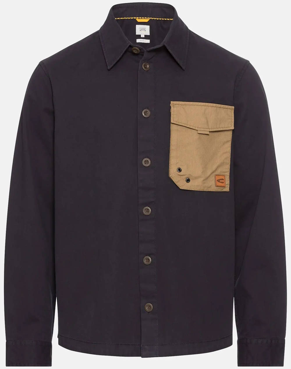 CAMEL CAMASA Overshirt M.M. contrast pocket