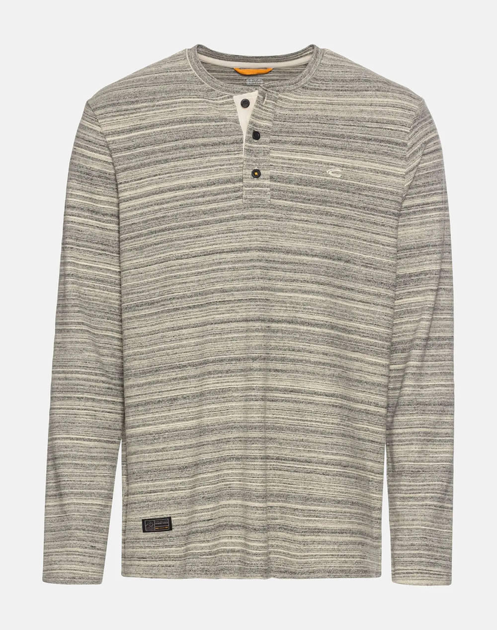 CAMEL T-Shirt M.M. Henley stripes