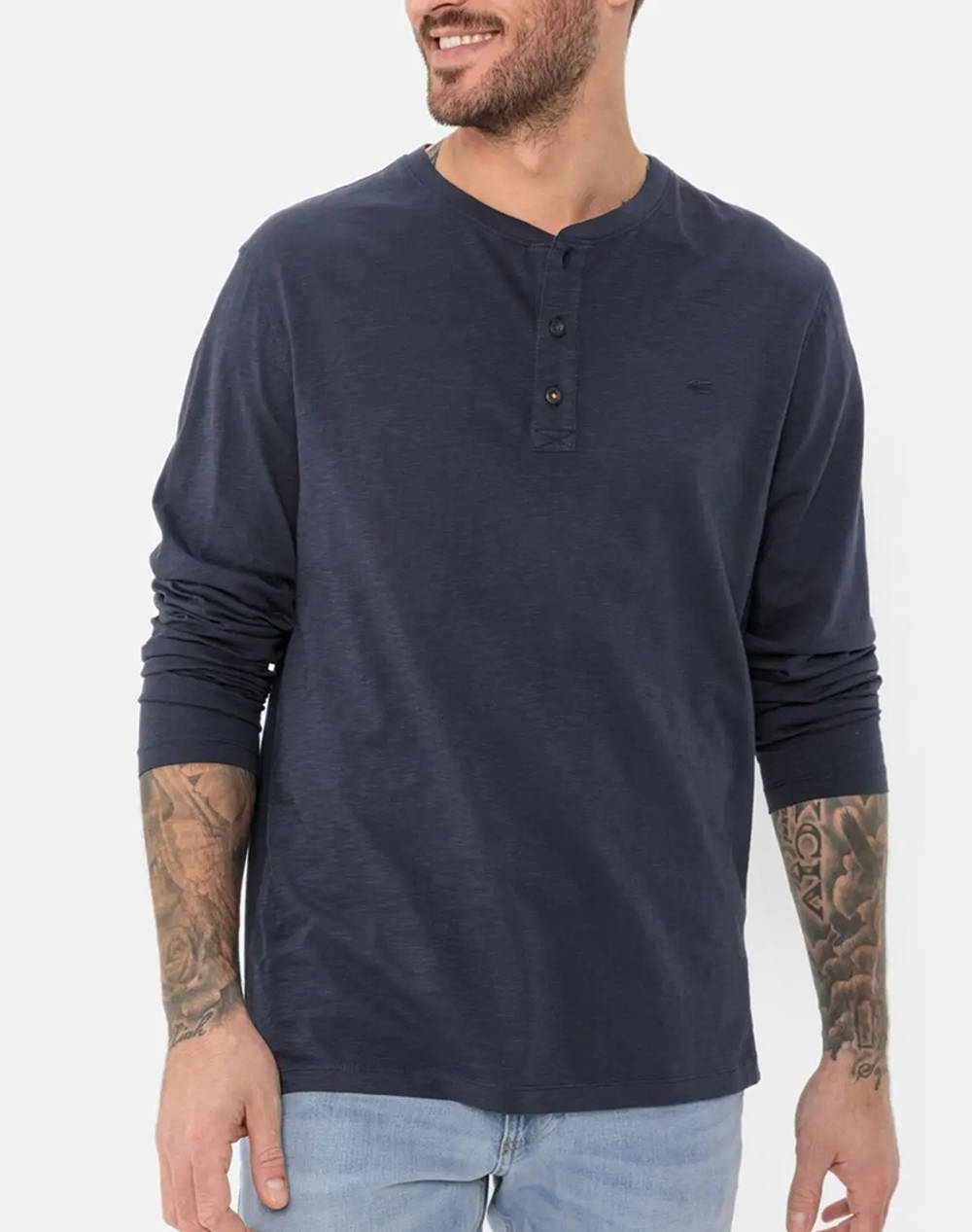 Camel Active T-Shirt M.M. Henley Basic