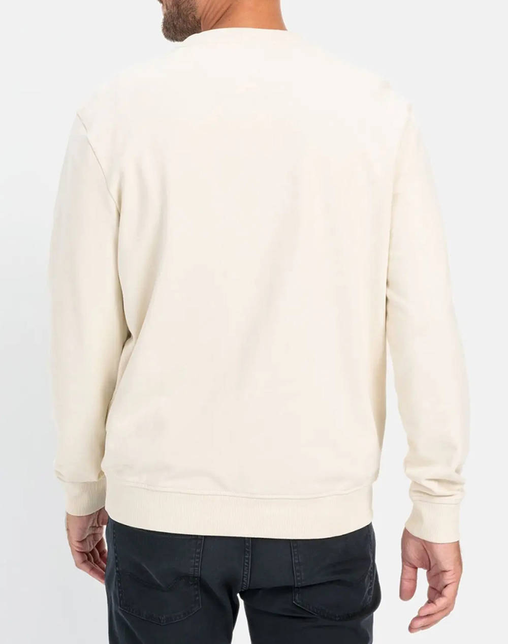 CAMEL Hanorac Crewneck contrast pocket