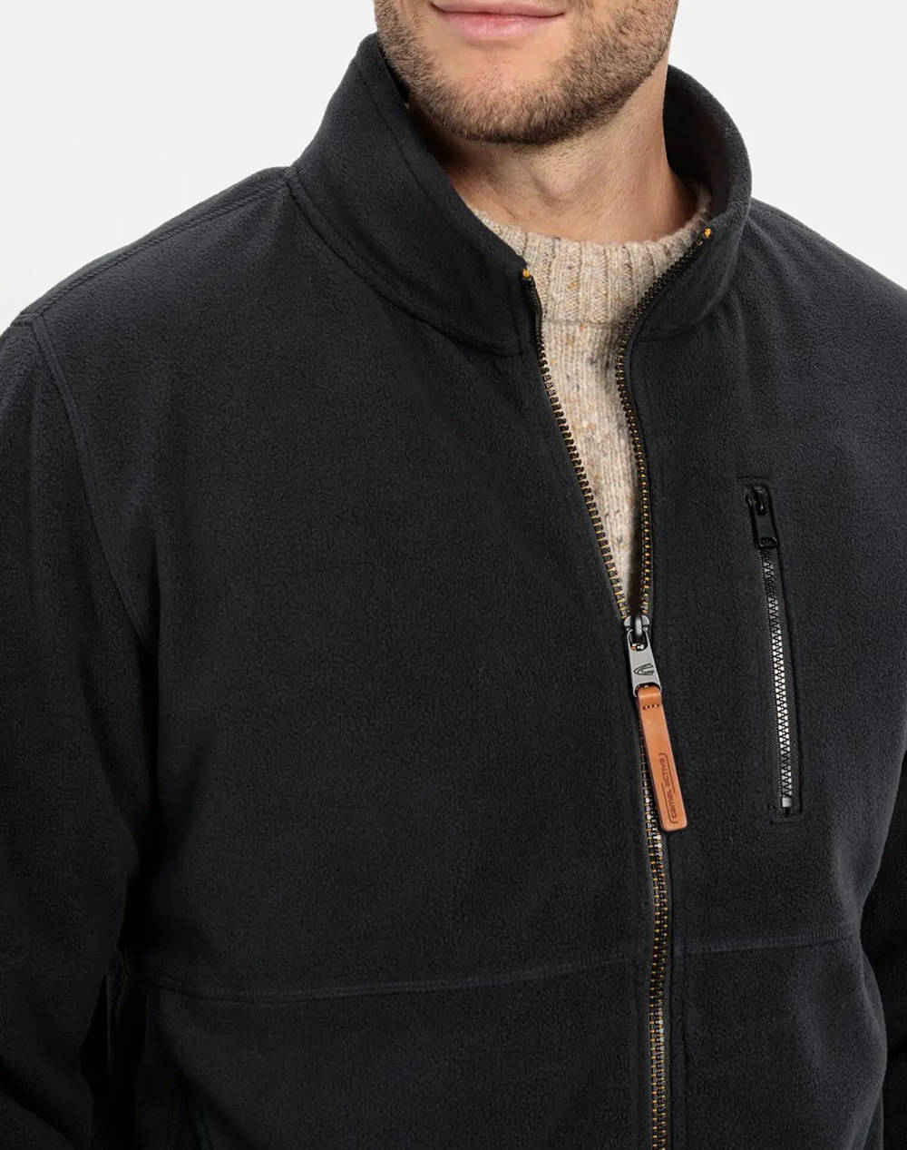 CAMEL Hanorac Jacheta full zip fleece