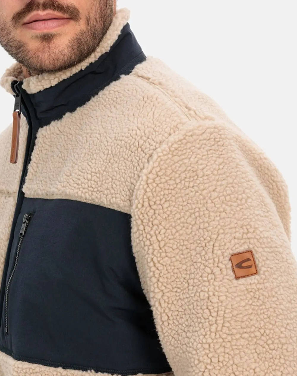 CAMEL ACTIVE Hanorac/Jacheta full zip sherpa fleece