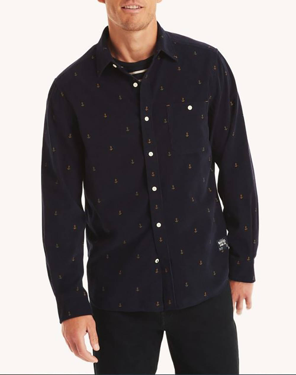 NAUTICA CAMASA MM NJC L/S CORDUROY PRINT