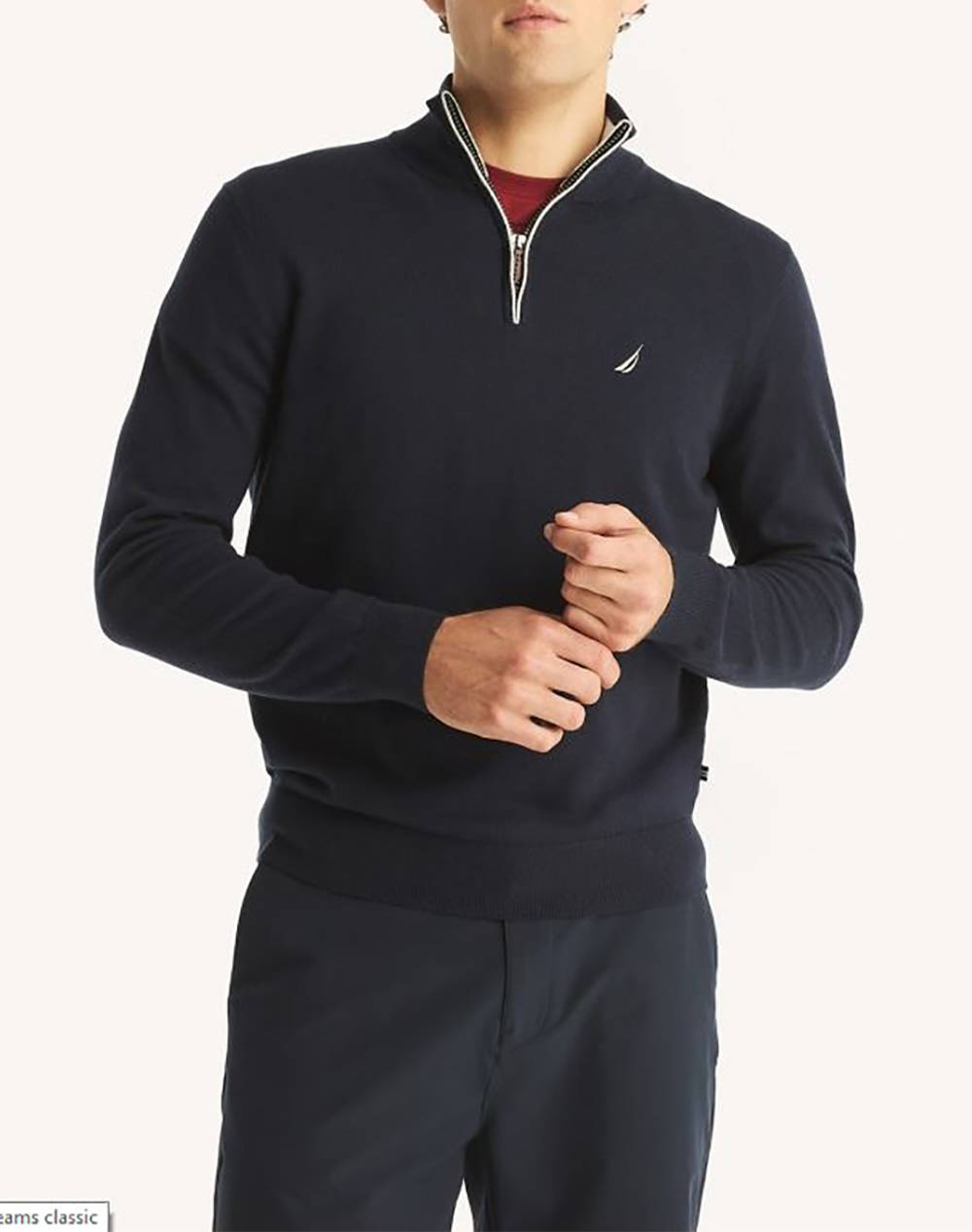 NAUTICA BLUZA TRICOTATA MM NAVTECH 1/4 ZIP (12GG)