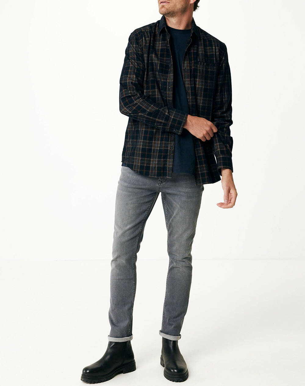 MEXX Check dobby shirt