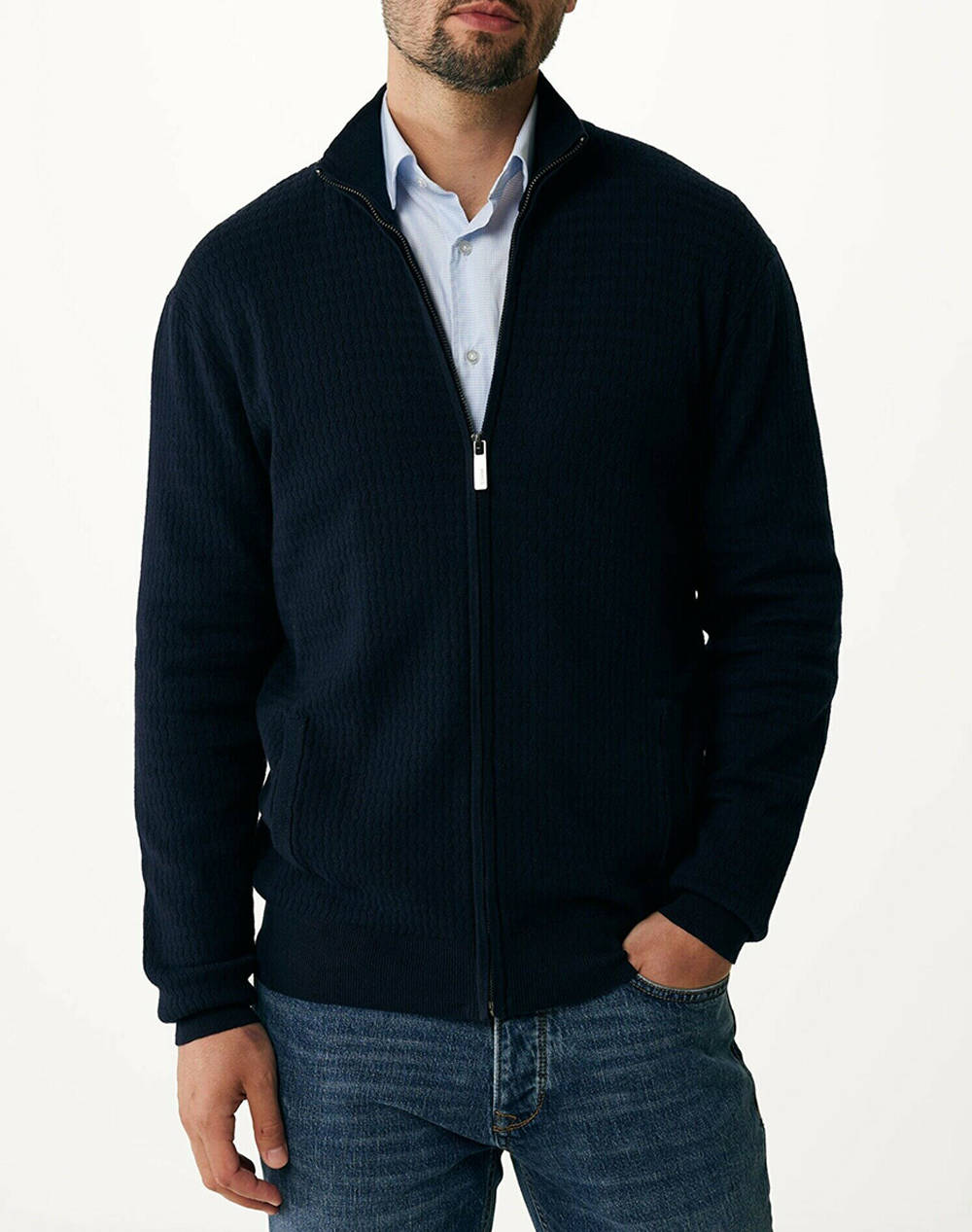 MEXX Structured knit full zip cardigan