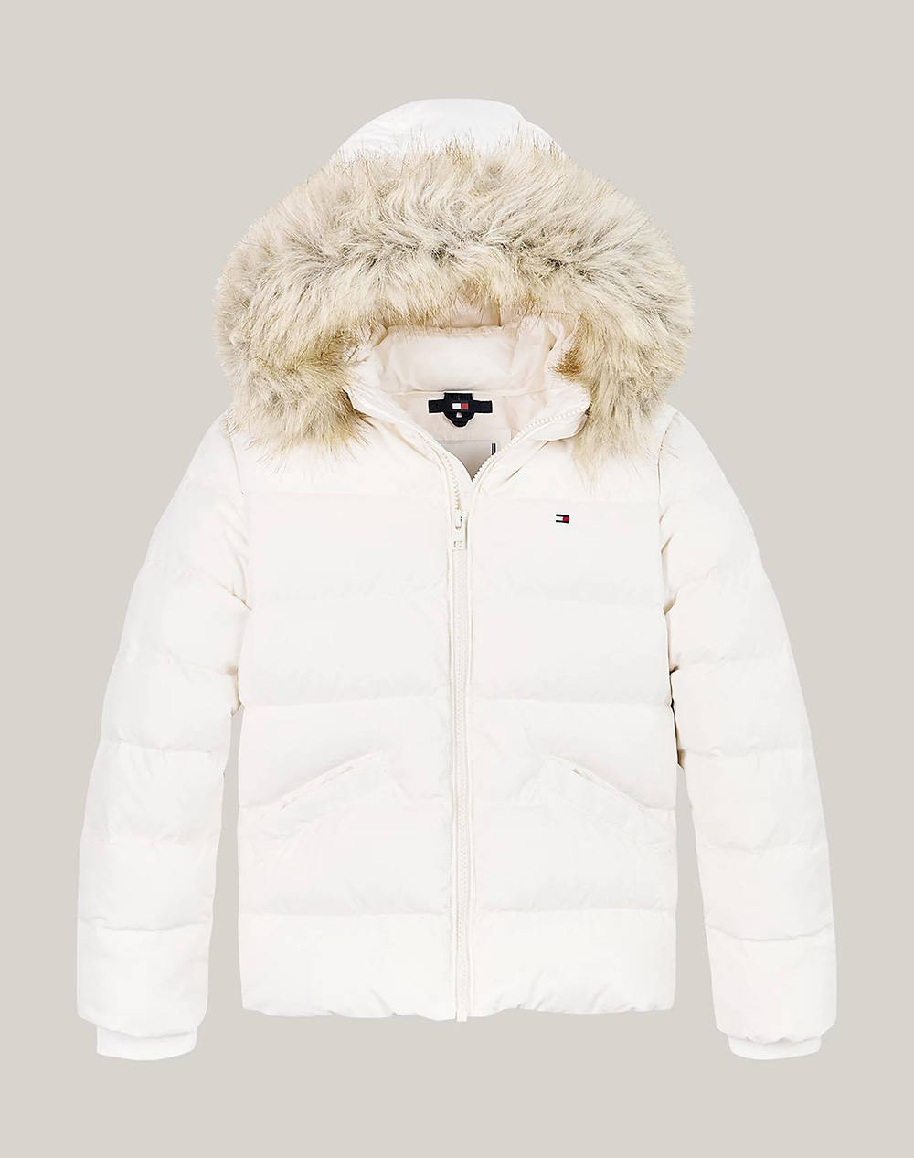 TOMMY HILFIGER ESSENTIAL DOWN FUR HOOD JACKET