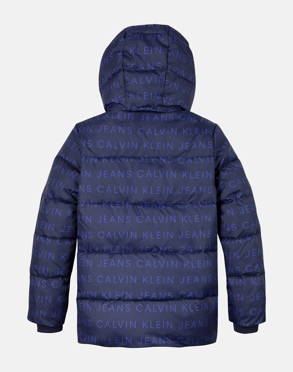 CALVIN KLEIN CKJ LOGO AOP PUFFER