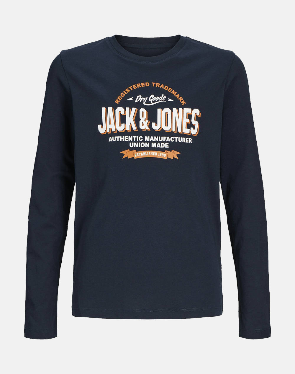 JACK&JONES JJELOGO TEE LS O-NECK 2 COL NOOS JNR